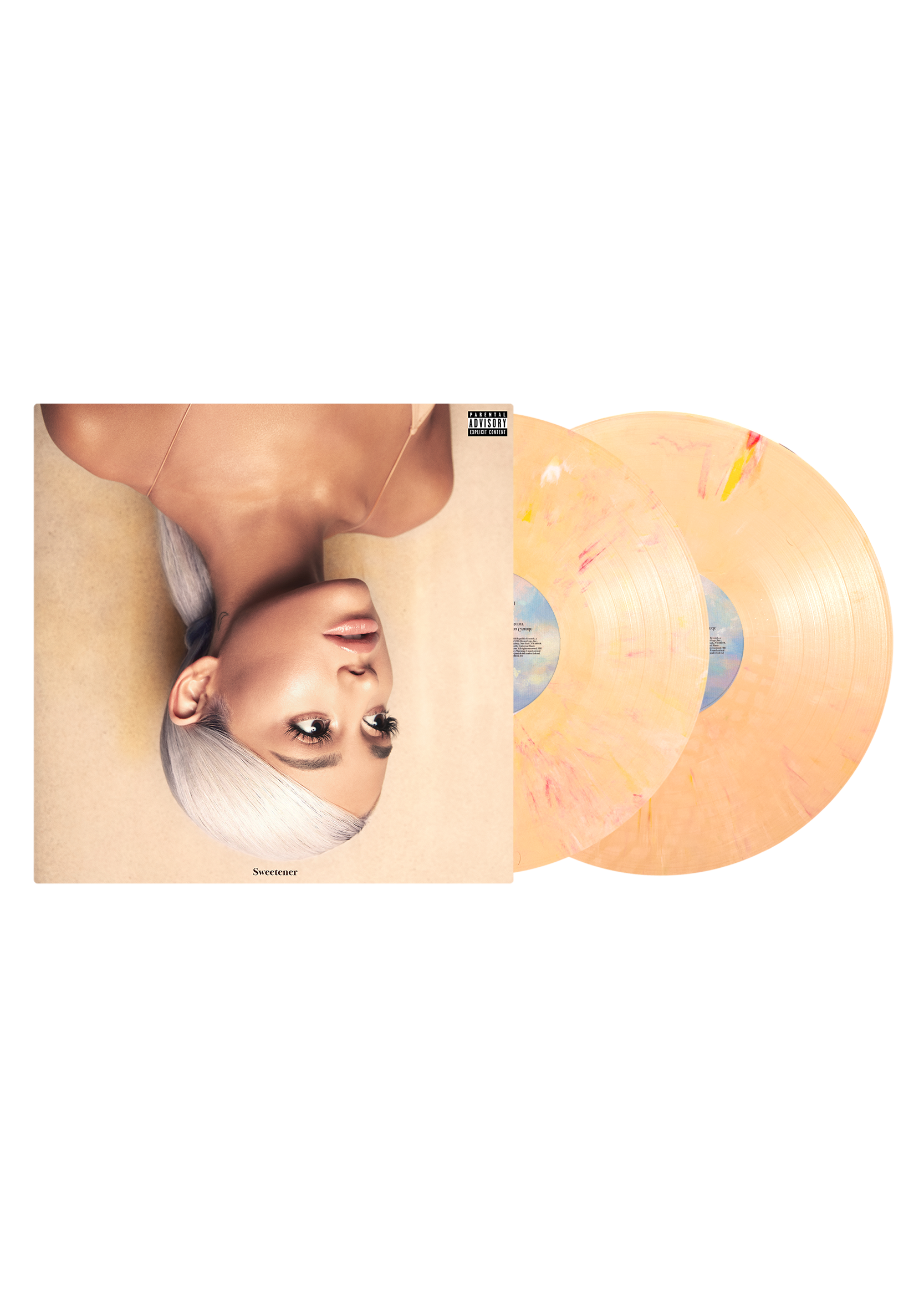 sweetener 2lp (peach colored opaque) - Ariana Grande