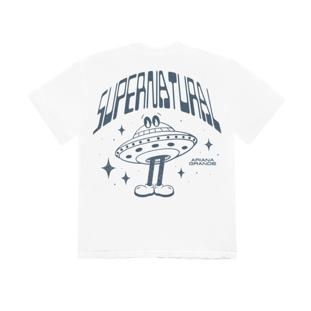 Ariana Grande - supernatural t-shirt (white)