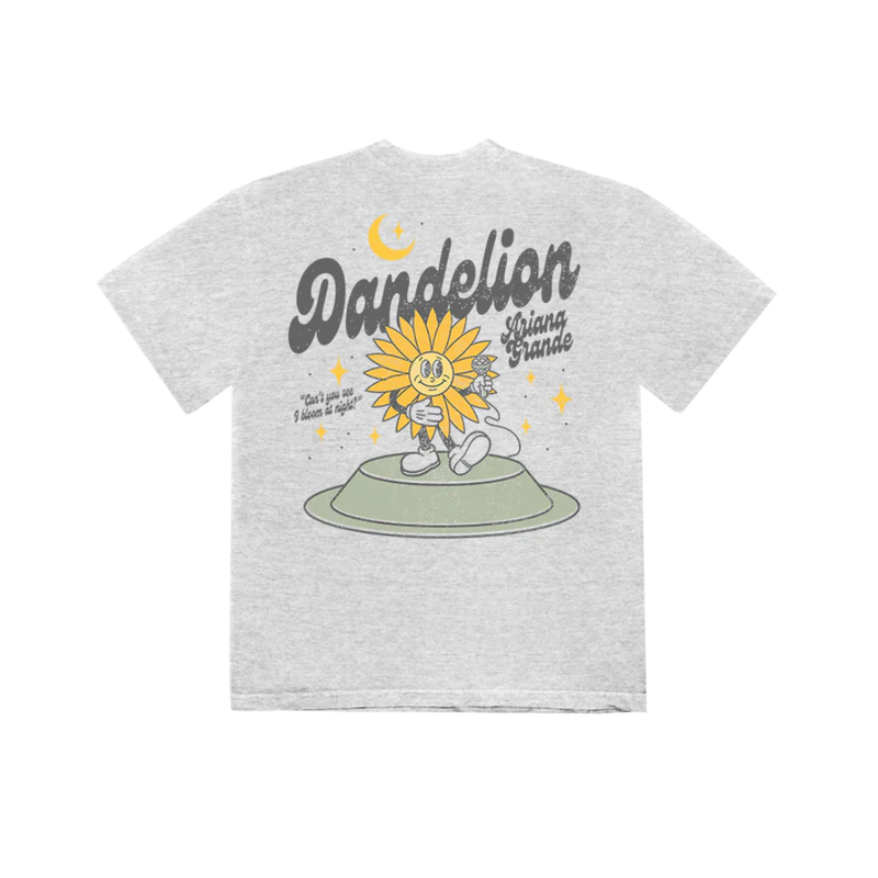 Ariana Grande - dandelion t-shirt (grey)