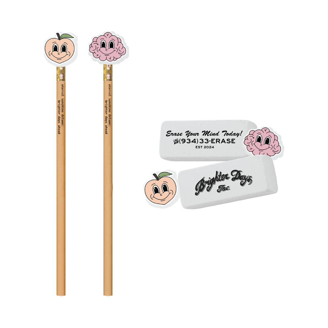 Ariana Grande - Brighter Days Pencil and Eraser Set