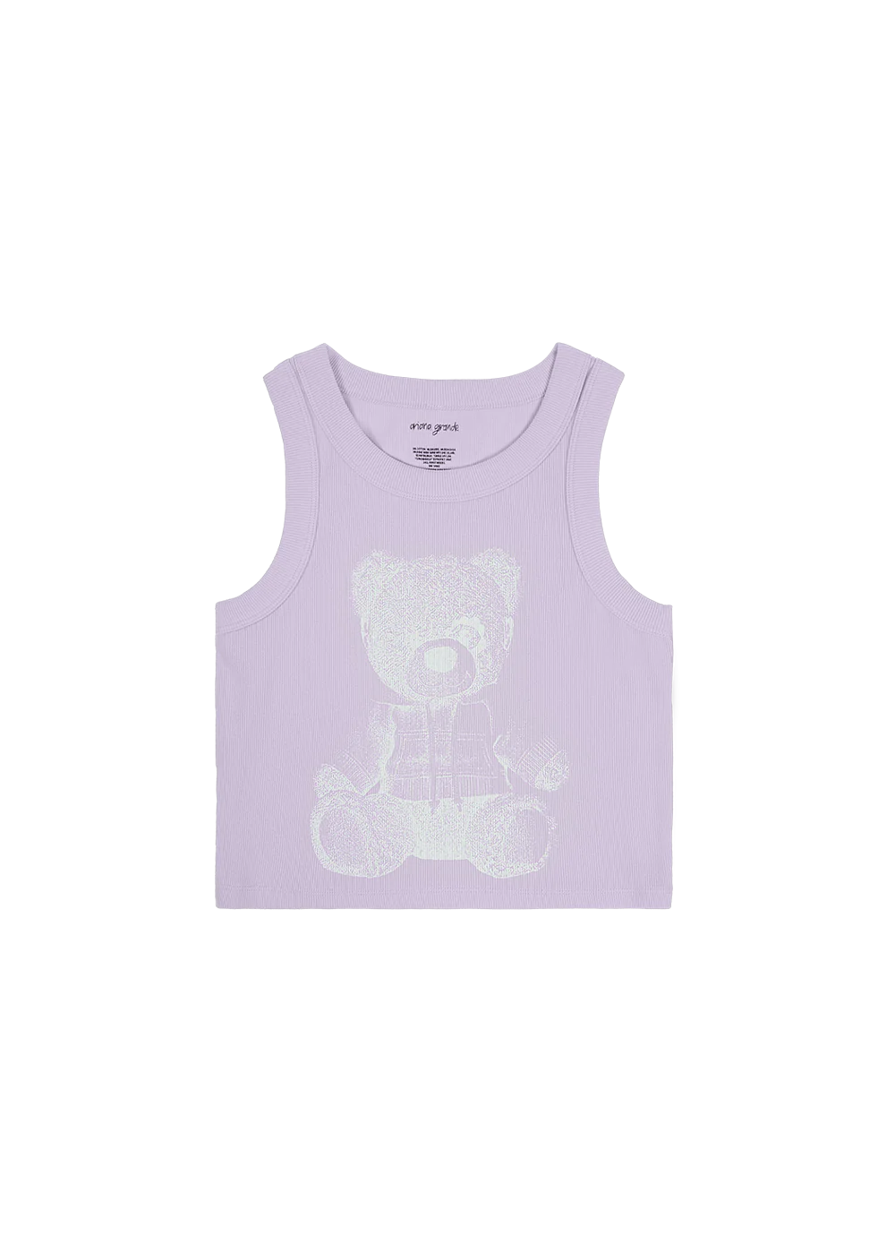 Ariana Grande - teddy ribbed tank top