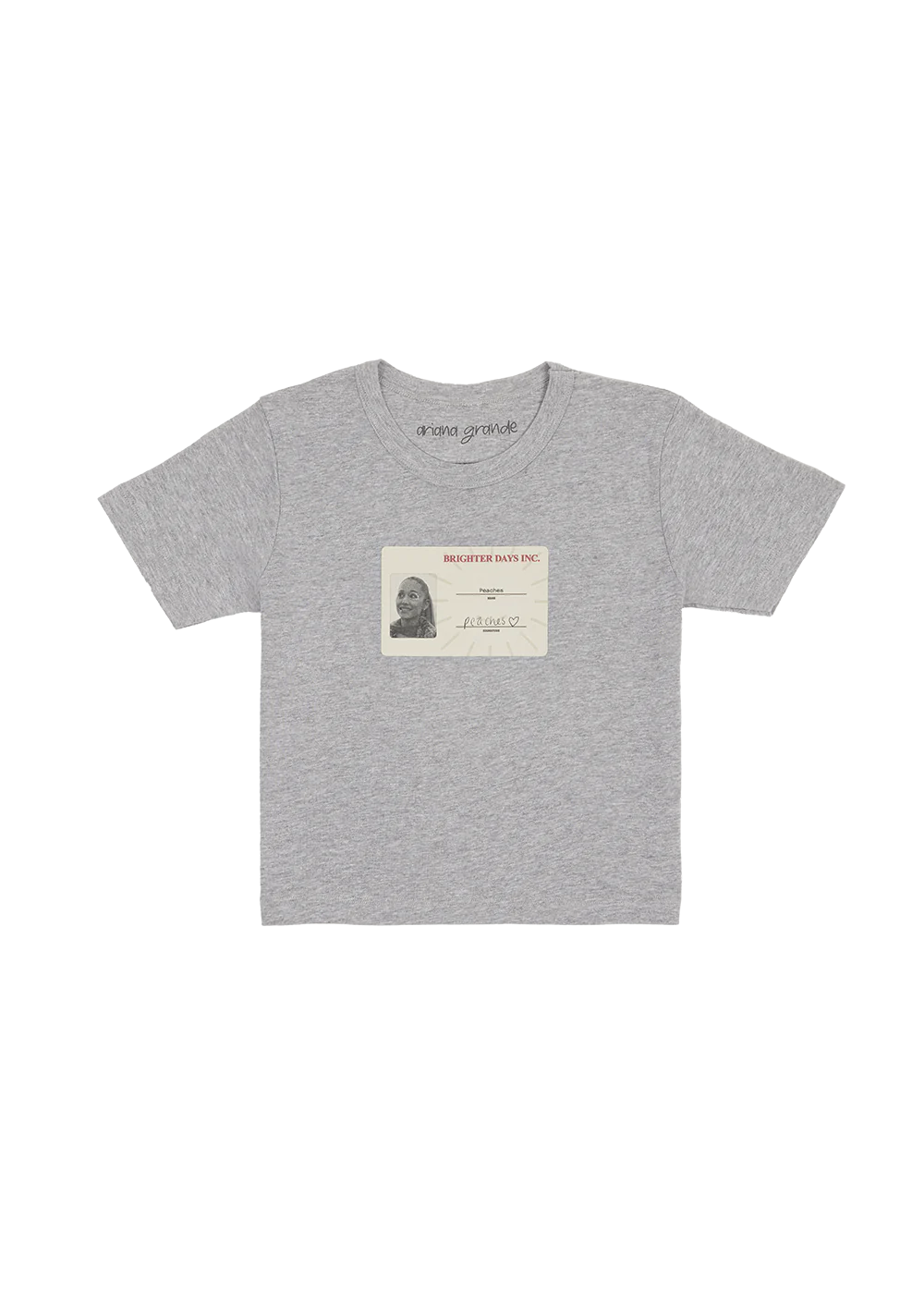 Ariana Grande - brighter days cropped t-shirt