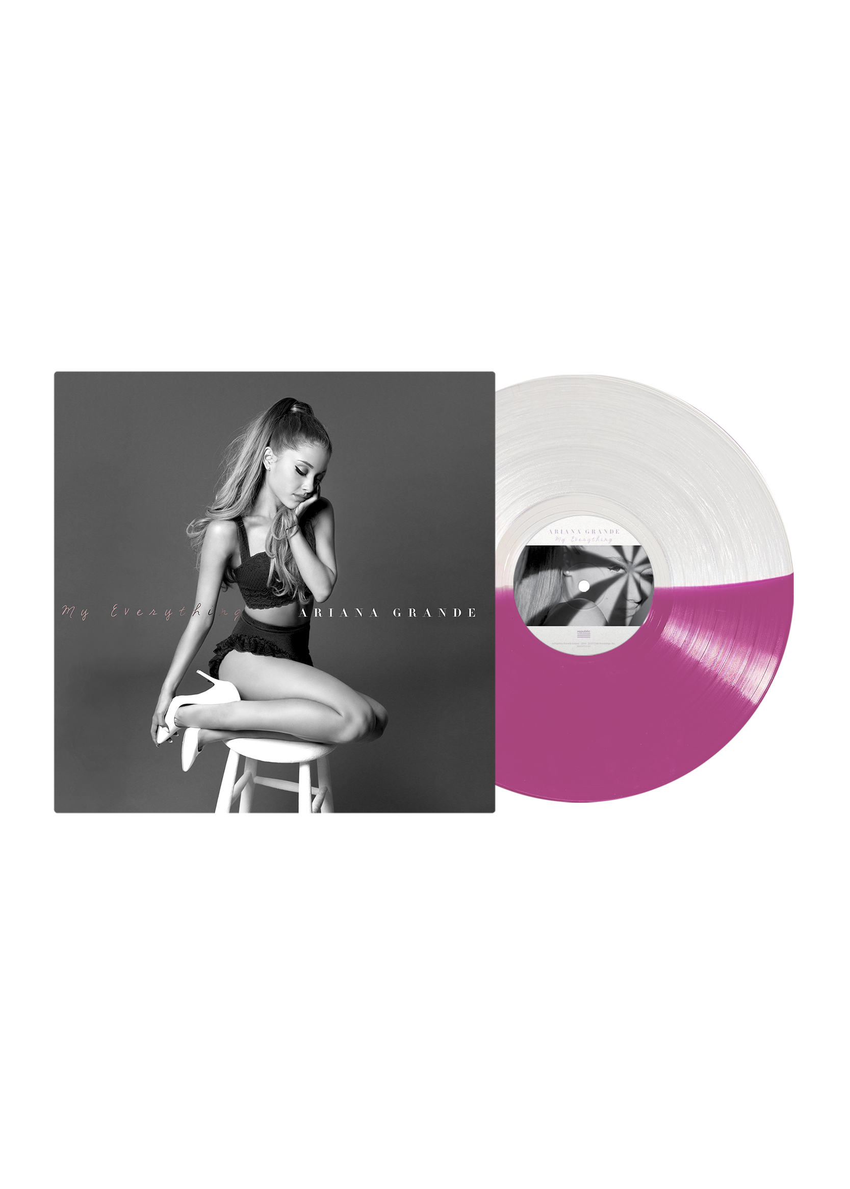 Ariana Grande - my everything lp (half clear/purple)
