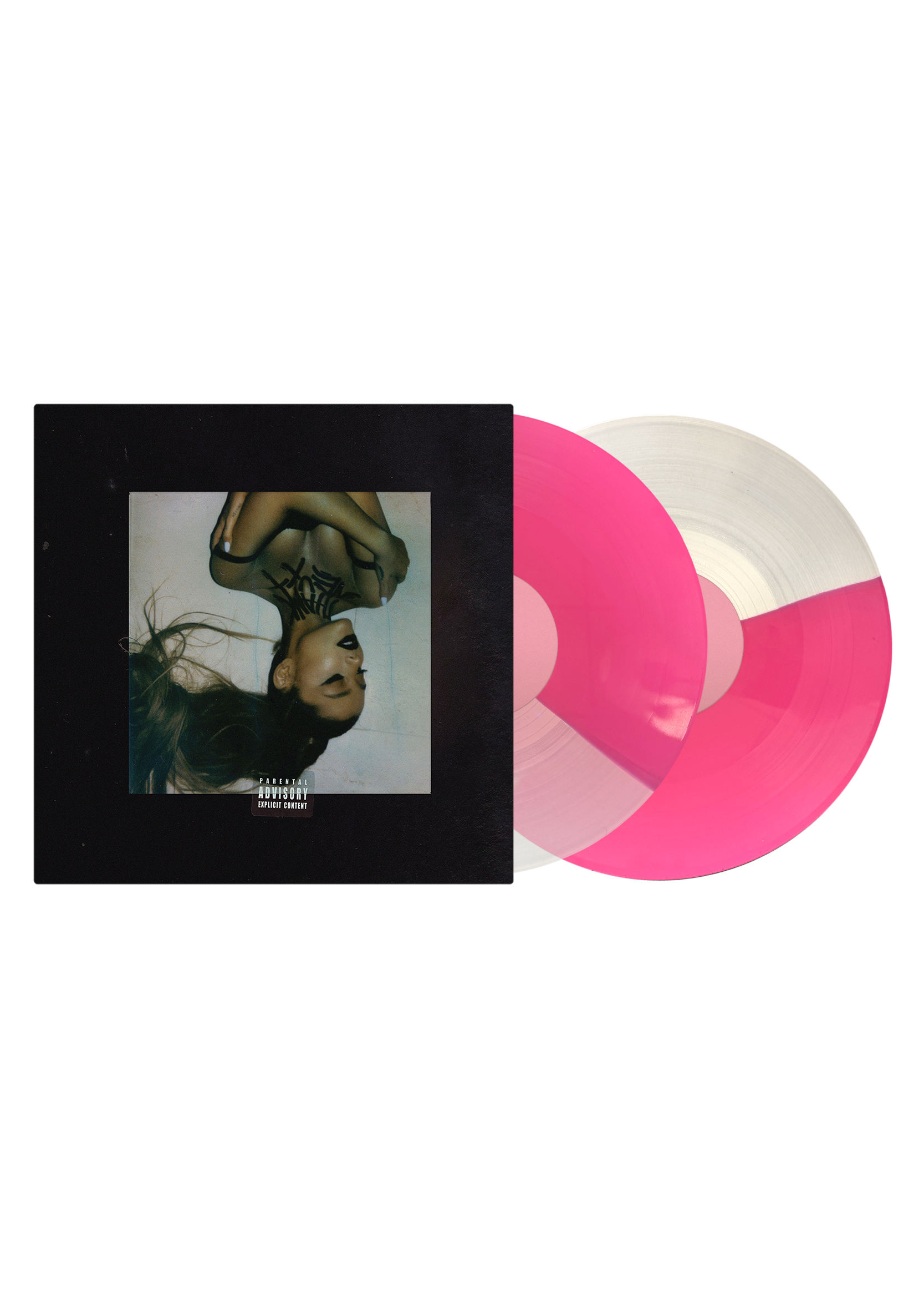 Ariana Grande - thank u, next 2lp (half clear/pink)