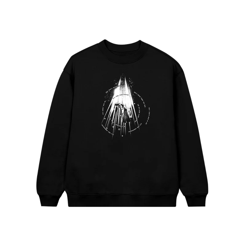 Ariana Grande - supernatural crewneck (black)