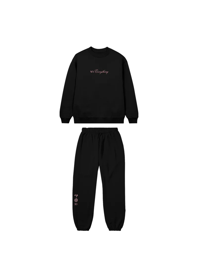 my everything tenth anniversary puff print crewneck + sweatpants set