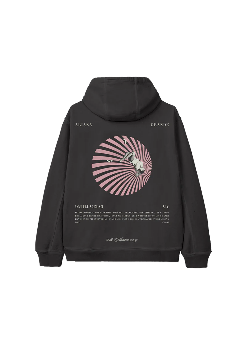 Ariana Grande - my everything tenth anniversary swirl hoodie