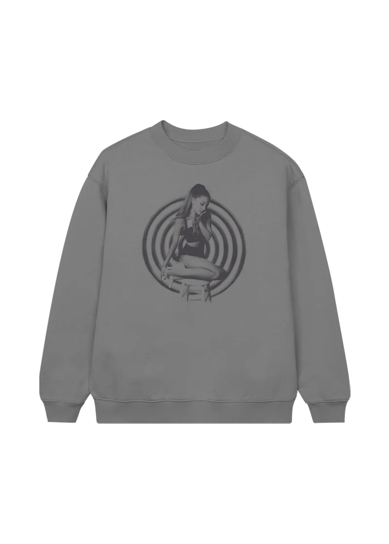 Ariana Grande - my everything tenth anniversary grey crewneck