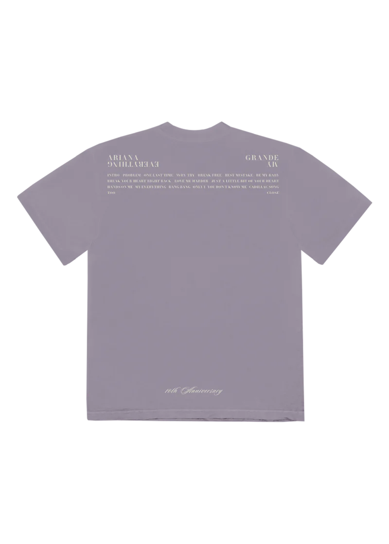 Ariana Grande - my everything tenth anniversary swirl t-shirt