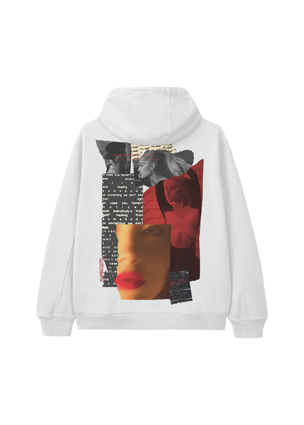 yes and collage hoodie Ariana Grande