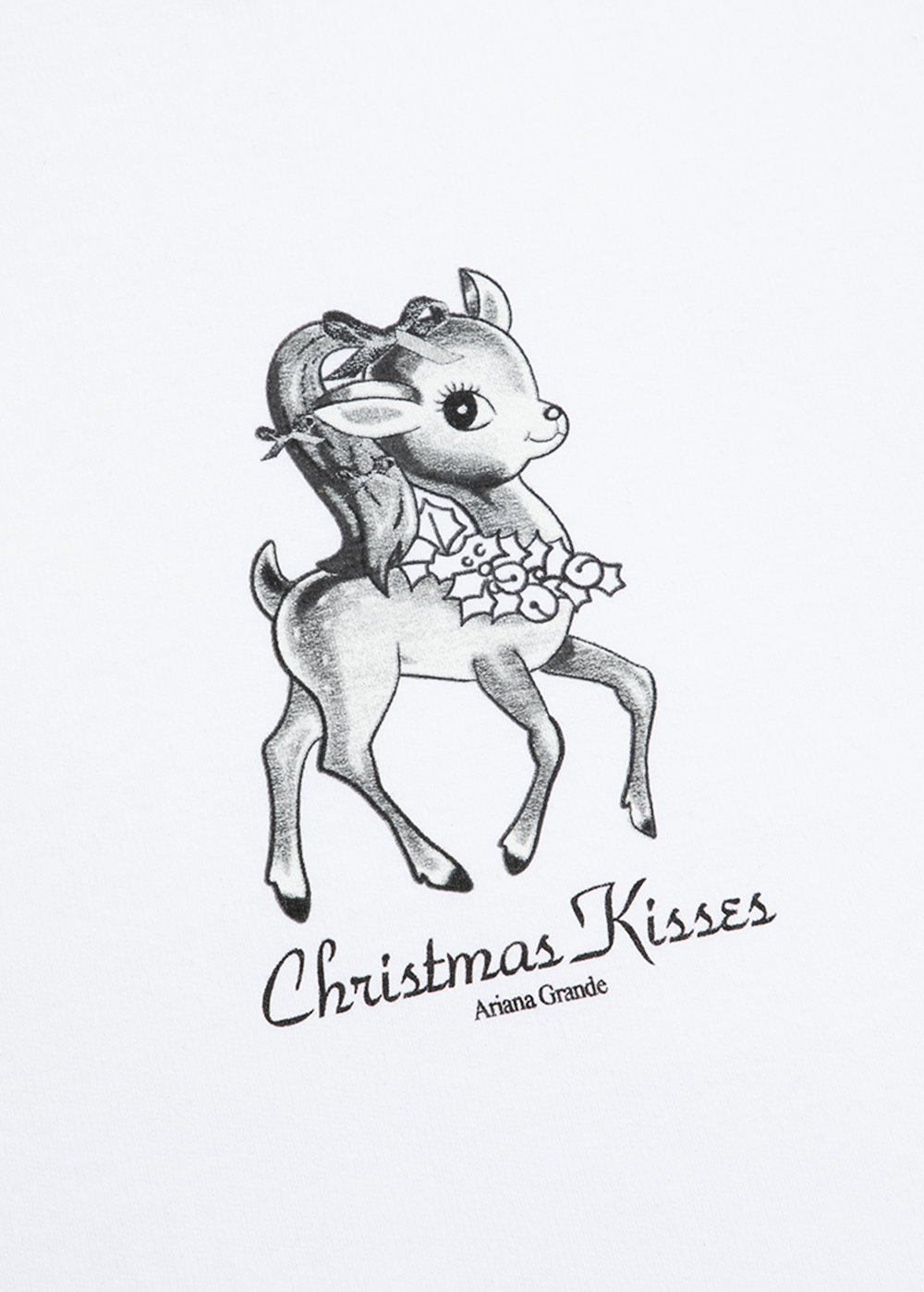 Ariana Grande - christmas kisses reindeer crewneck